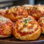 Freshly Baked Pizza Cruffins with Golden Flaky Layers