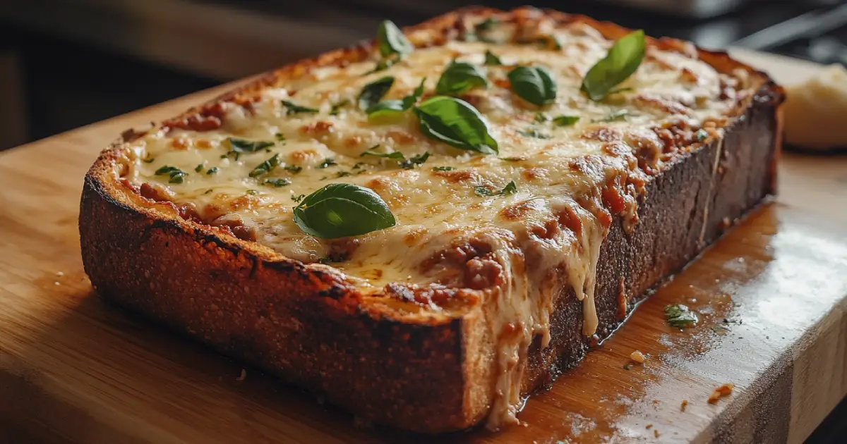 Cheesy Lasagna Garlic Bread – Perfectly Layered Comfort Food