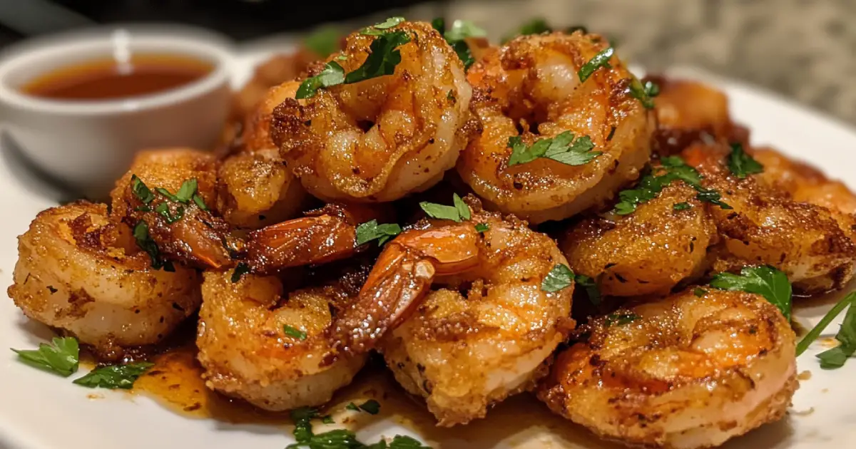 Crispy Hot Honey Fried Shrimp with Sweet & Spicy Glaze