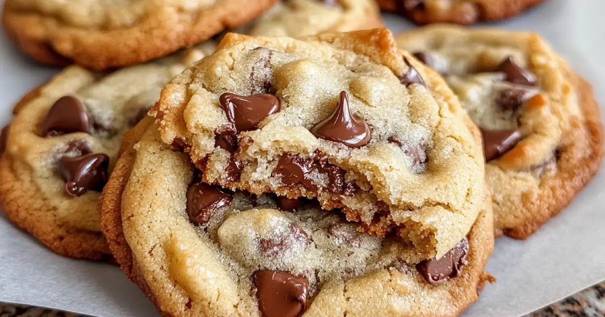 Soft and Chewy Crisco Chocolate Chip Cookies