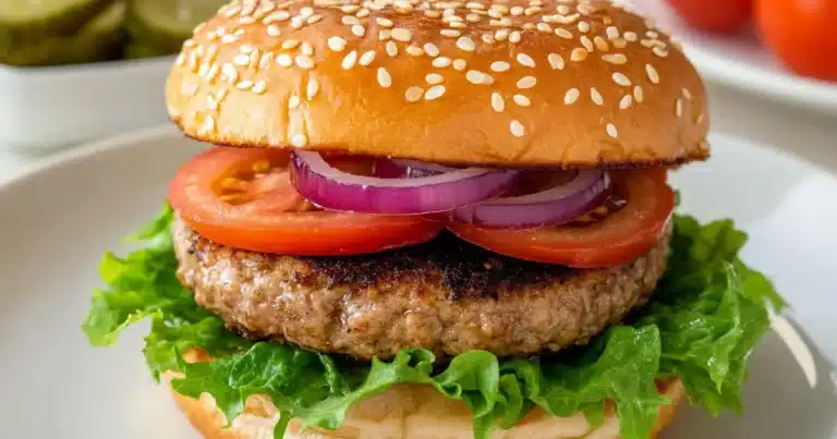 Turkey Burgers in Air Fryer Best Cooking Guide 4 Juicy Turkey Burgers in Air Fryer with Crispy Edges