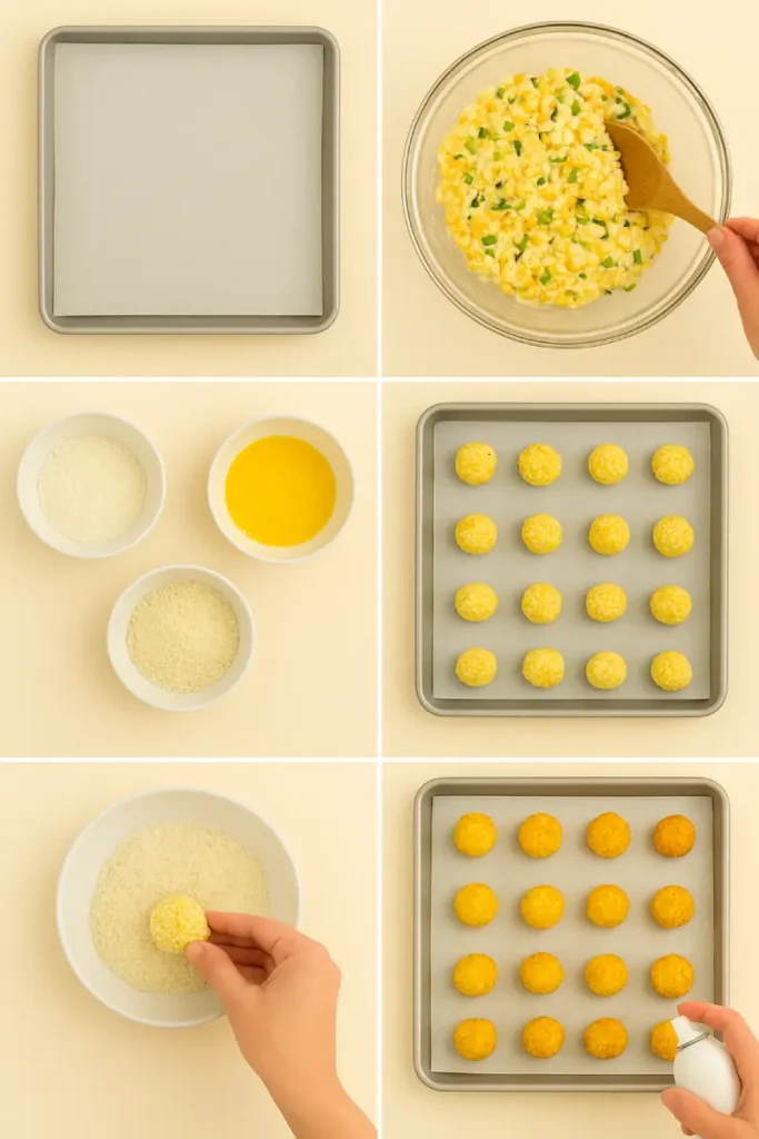 Spicy Mexican Corn Bites Recipe 5 How to Make Spicy Mexican Corn Bites - Step-by-Step Instructions