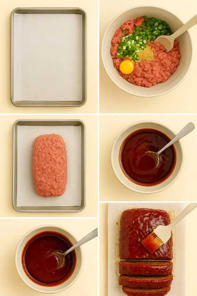 Sweet & Spicy Korean BBQ Meatloaf 5 Cooking Instructions for Korean BBQ Meatloaf
