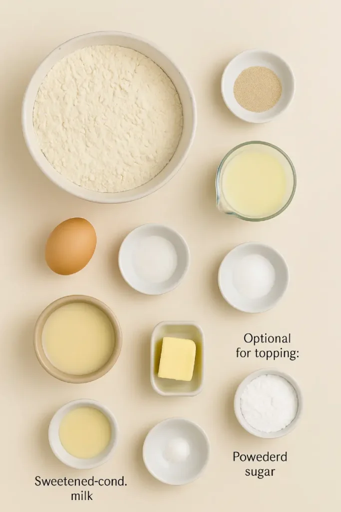 Easy Sweet Condensed Milk Bread Recipe 4 Ingredients for Easy Sweet Condensed Milk Bread