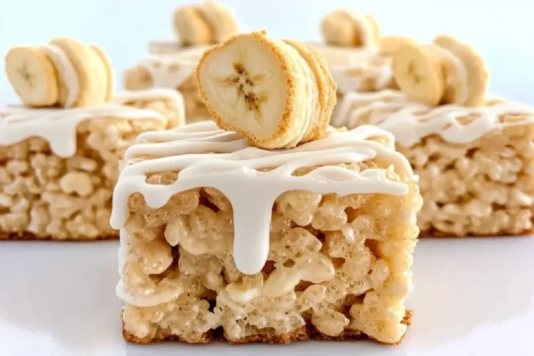 Banana Pudding Rice Krispie Treats 2 Creamy Banana Pudding Meets Classic Rice Krispie Treats