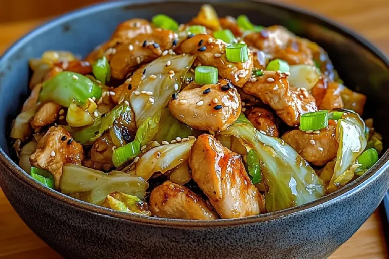 Chinese Chicken Cabbage Stir-Fry 2 Healthy Chicken and Cabbage Stir-Fry in 25 Minutes