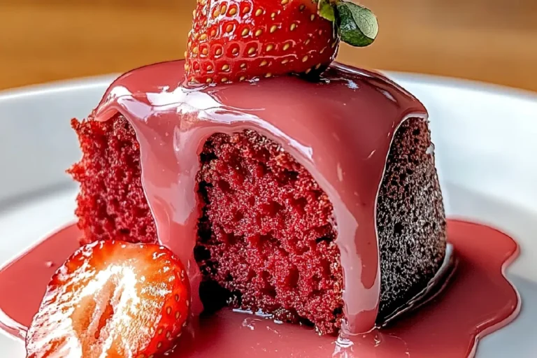 Strawberry Swirl Cake with Strawberry Glaze 4 Strawberry Swirl Cake with Strawberry Glaze