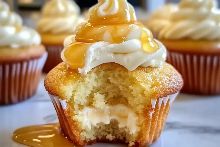 Honey Peach Cream Cheese Cupcakes 2 Easy Honey Peach Cupcakes with Cream Cheese Swirl