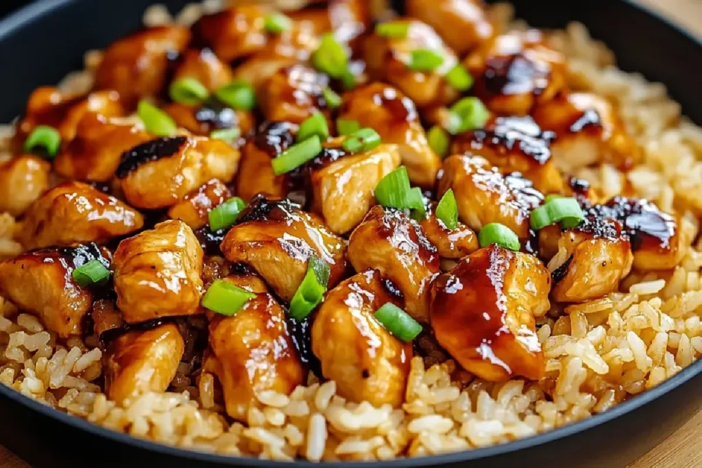 One-Pan Honey BBQ Chicken Rice