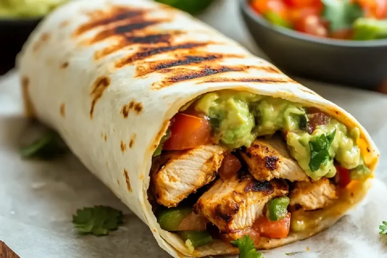 Chipotle Ranch Grilled Chicken Burrito 2 Smoky Chicken Burrito with Chipotle Ranch Sauce