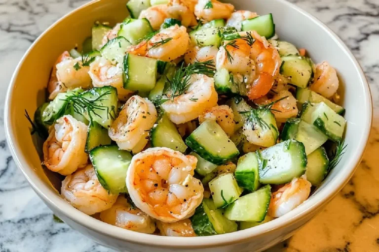 Cucumber Shrimp Salad 2 Quick & Healthy Cucumber Shrimp Salad (No Cooking Needed!)