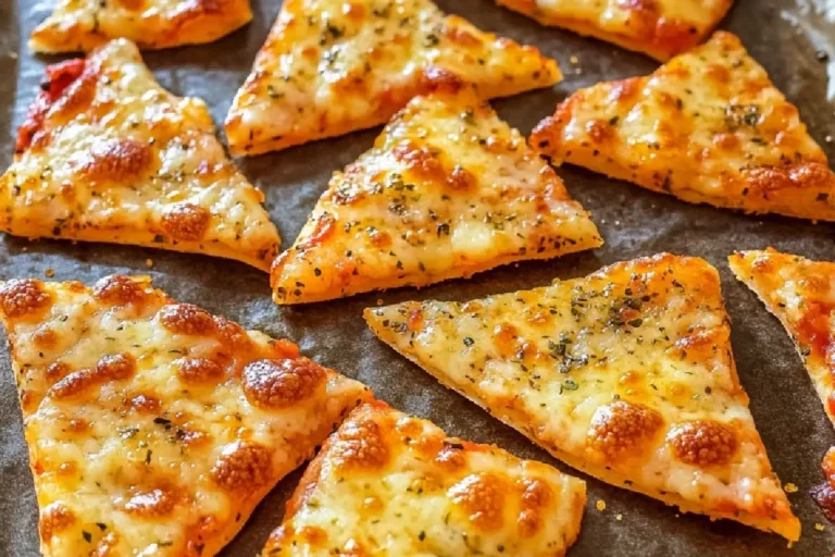 Crispy Pizza Chips Recipe 2 Quick Homemade Pizza Chips in the Oven or Air Fryer