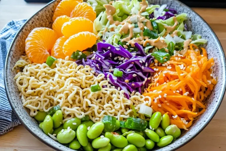 Ramen Salad Recipe 2 No-Cook Ramen Salad with Cabbage & Almonds – A Quick Summer Side!
