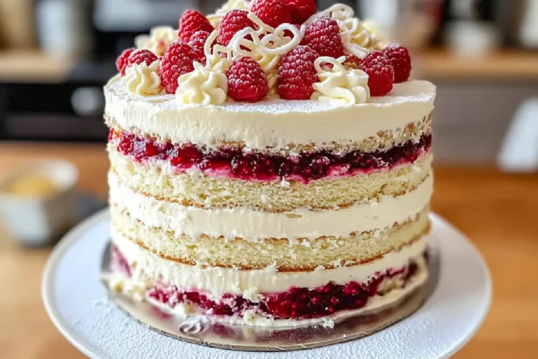 White Chocolate Raspberry Dream Cake 2 Easy White Chocolate Raspberry Layer Cake with Buttercream Frosting