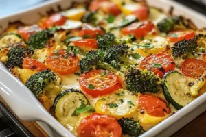 Protein-Packed Veggie Casserole for Easy Healthy Dinners